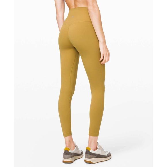 Lululemon Pants - Lululemon Align High Rise Pant 25 Mustard Yellow Gold‎ Nulu